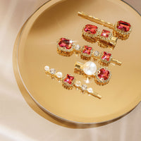 Coco Hair Clip Set - Fuschia