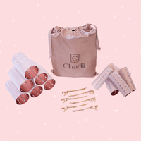 The Marilyn Set - Xtra Wide Quick Grip Rollers Rose Gold