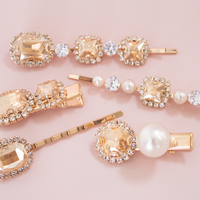 Coco Hair Clip Set - Citrine
