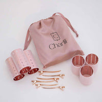 The Volume Set - Xtra Wide Quick Grip Rollers Rose Gold