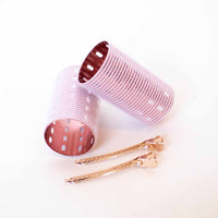 The Fringe Kit - Xtra Wide Quick Grip Rollers Rose Gold