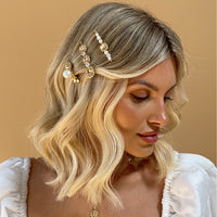 Coco Hair Clip Set - Citrine