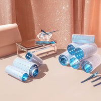 The Marilyn Set - Xtra Wide Quick Grip Rollers Bluesy