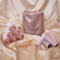 The Twin Pack Mixed Marilyn Set - Xtra Wide Quick Grip Rollers Rose Gold & Black/Gold